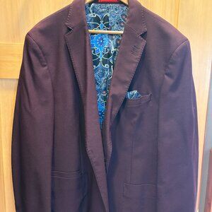 Au Noir DELON blazer, Burgundy